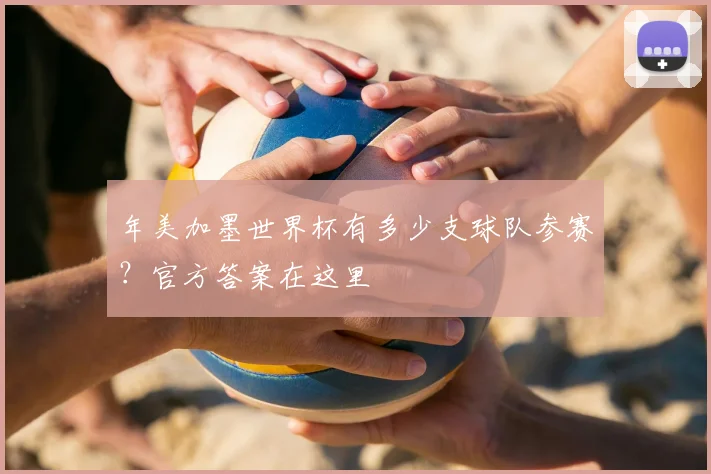 年美加墨世界杯有多少支球队参赛?官方答案在这里